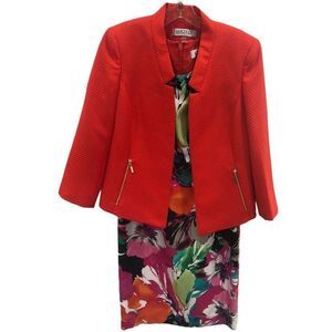 KASPER MULTI COLORED DRESS JACKET 4 SI64‎